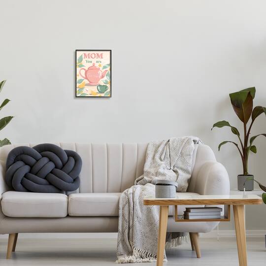 Stupell Industries Mom You Are Tea-riffic Teapot Framed Giclee Art
